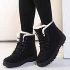 Botas Ankle Femininas Confortáveis e Quentes para o Inverno