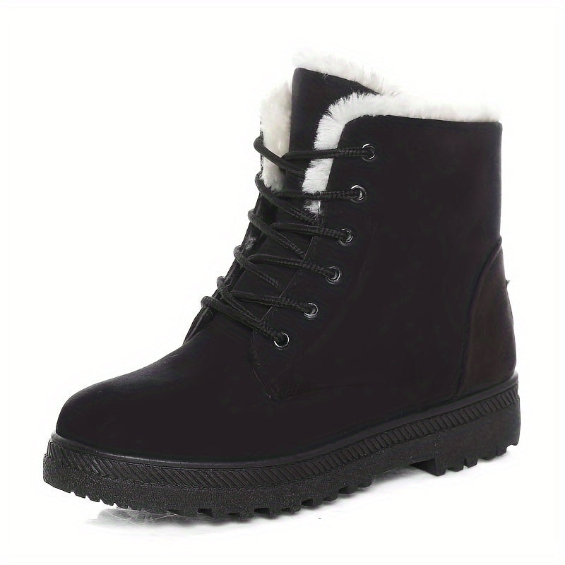 Botas Ankle Femininas Confortáveis e Quentes para o Inverno Imagem secundária do produto