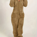 Macacão Feminino Dupla Face Casual para Outono-Inverno