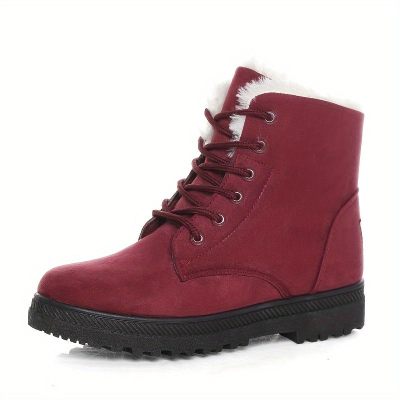 Botas Ankle Femininas Confortáveis e Quentes para o Inverno
