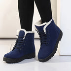 Botas Ankle Femininas Confortáveis e Quentes para o Inverno