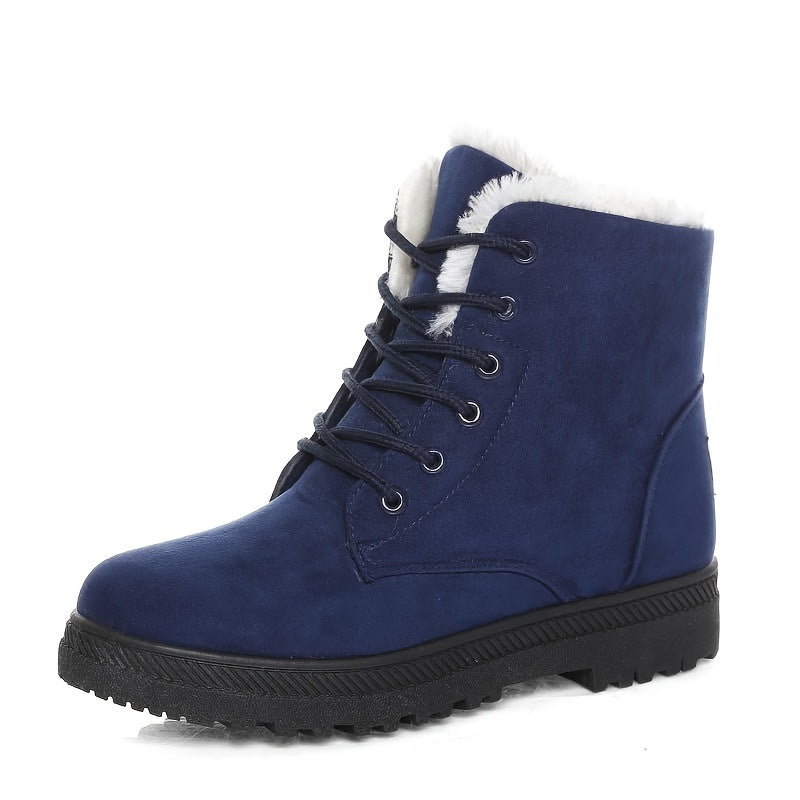 Botas Ankle Femininas Confortáveis e Quentes para o Inverno