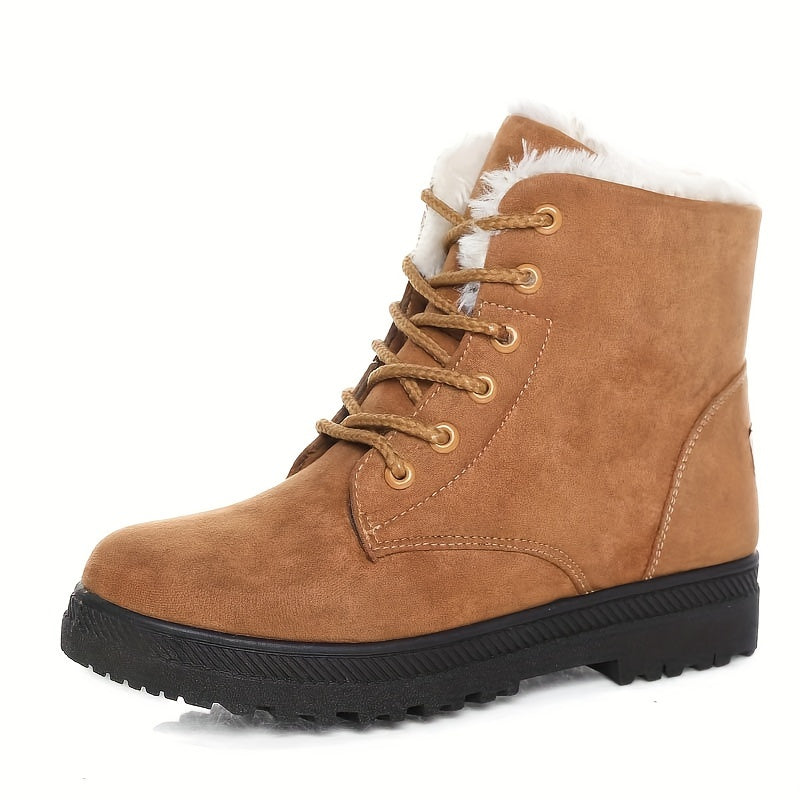 Botas Ankle Femininas Confortáveis e Quentes para o Inverno