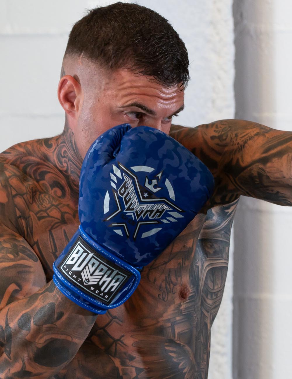 Guantes Buddha Army Azules Imagem secundária do produto